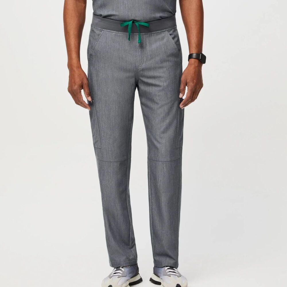 FIGS Mens Technical Collection Axim Graphite Cargo Scrub Pants T2001